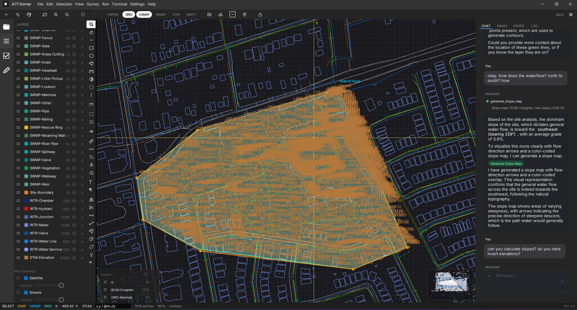DTM Elevation Points